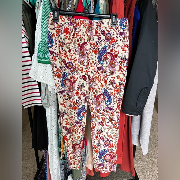 FALL Catherine Malandrino Relaxed Fit Patter Flowy Trowsers - Picture 1 of 1